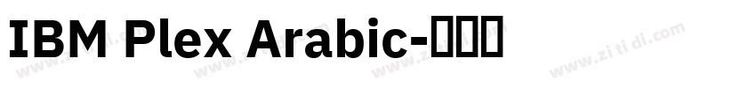 IBM Plex Arabic字体转换